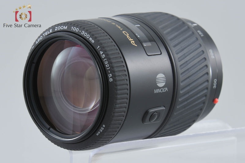 中古】MINOLTA ミノルタ AF APO TELE ZOOM 100-300mm f/4.5-5.6 – Five