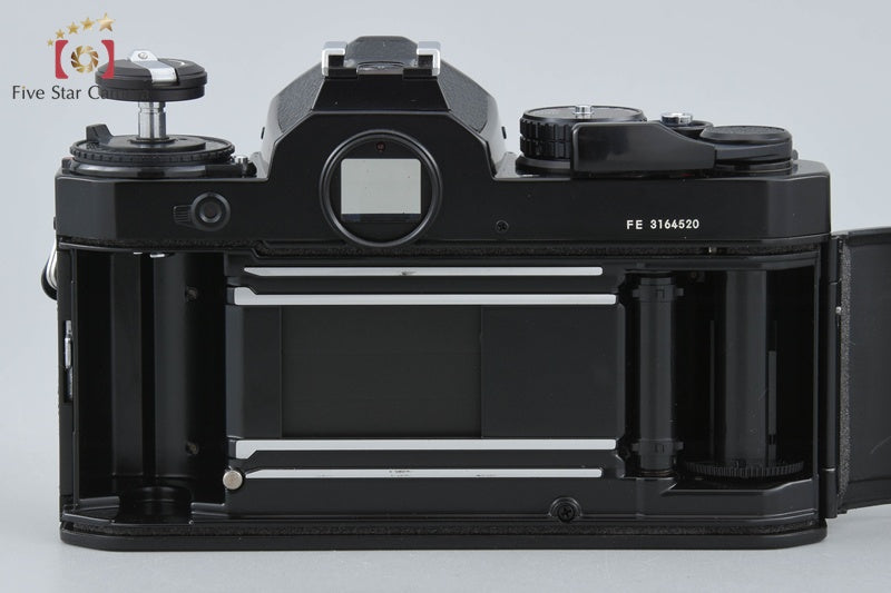 ✧完動品✧Nikon FE ブラック モルト交換済み 中古】Nikon ニコン FE ブラック フィルム一眼レフカメラ – Five Star