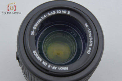 【中古】Nikon ニコン AF-S DX NIKKOR 55-200mm f/4-5.6 G II ED VR