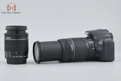 【中古】Canon キヤノン EOS Kiss X7 ダブルズームキット ブラック