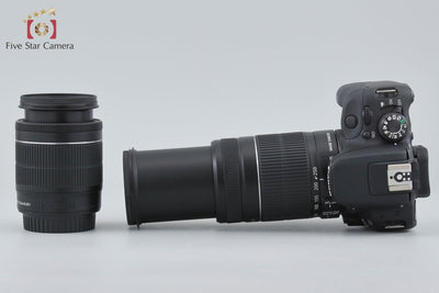 【中古】Canon キヤノン EOS Kiss X7 ダブルズームキット ブラック
