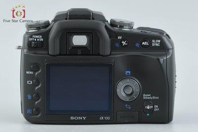 【中古】SONY ソニー α100 DSLR-A100 ブラック デジタル一眼レフカメラ