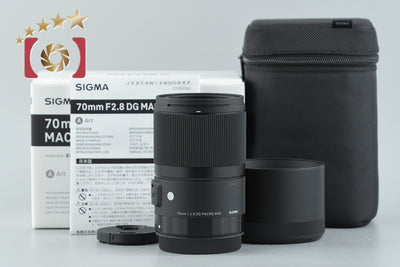 【中古】SIGMA シグマ Art 70mm f/2.8 DG MACRO キヤノン用 元箱付き