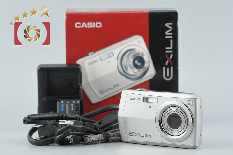 【中古】Casio カシオ EXILIM EX-Z16 シルバー コンパクトデジタルカメラ 元箱付き