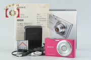 【中古】SONY ソニー Cyber-Shot DSC-W610 ピンク デジタルスチルカメラ 元箱付き