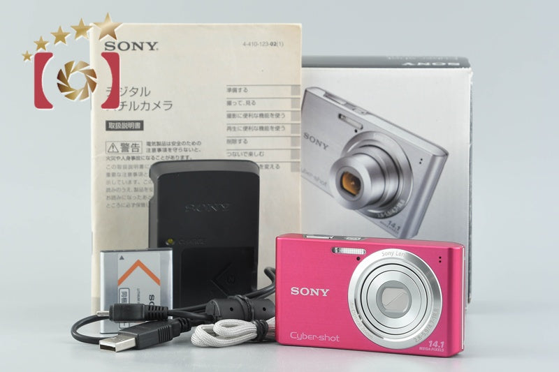 Used SONY Sony Cyber-Shot DSC-W610 Pink Digital Still Camera with Original Box