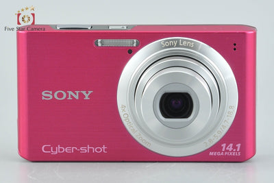 【中古】SONY ソニー Cyber-Shot DSC-W610 ピンク デジタルスチルカメラ 元箱付き