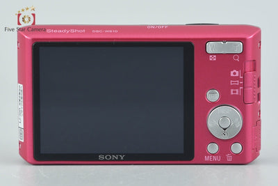 【中古】SONY ソニー Cyber-Shot DSC-W610 ピンク デジタルスチルカメラ 元箱付き