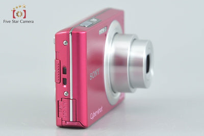 【中古】SONY ソニー Cyber-Shot DSC-W610 ピンク デジタルスチルカメラ 元箱付き