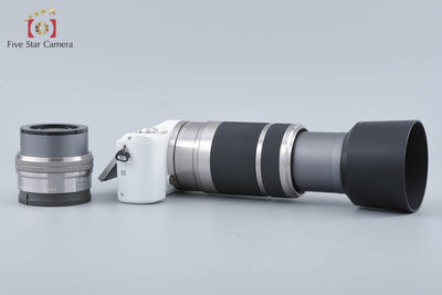 【中古】SONY ソニー α5100 ILCE-5100 ダブルズームレンズキット ホワイト シャッター回数僅少 元箱付き 多言語対応