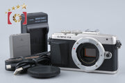 【中古】OLYMPUS オリンパス PEN Lite E-PL7 シルバー ミラーレス一眼カメラ シャッター回数僅少