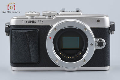 【中古】OLYMPUS オリンパス PEN Lite E-PL7 シルバー ミラーレス一眼カメラ シャッター回数僅少