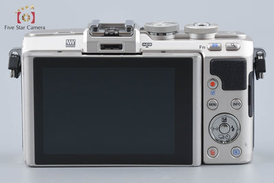 【中古】OLYMPUS オリンパス PEN Lite E-PL7 シルバー ミラーレス一眼カメラ シャッター回数僅少