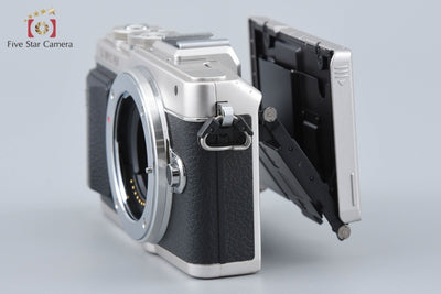 【中古】OLYMPUS オリンパス PEN Lite E-PL7 シルバー ミラーレス一眼カメラ シャッター回数僅少