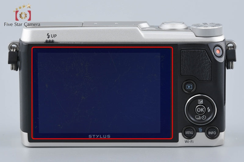 中古】OLYMPUS オリンパス STYLUS SH-2 シルバー コンパクトデジタル