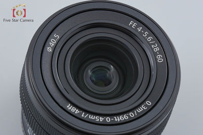 【中古】SONY ソニー FE 28-60mm f/4-5.6 SEL2860