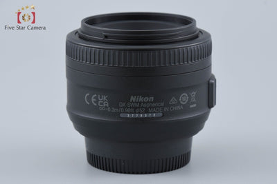 【中古】Nikon ニコン AF-S DX NIKKOR 35mm f/1.8 G