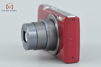 【中古】Canon キヤノン IXY 150 レッド コンパクトデジタルカメラ 元箱付き