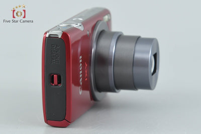 【中古】Canon キヤノン IXY 150 レッド コンパクトデジタルカメラ 元箱付き