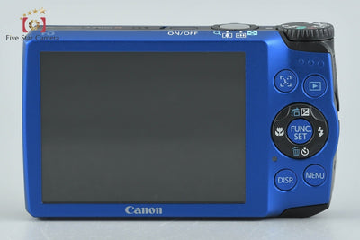 【中古】Canon キヤノン PowerShot A3300 IS ブルー コンパクトデジタルカメラ 元箱付き