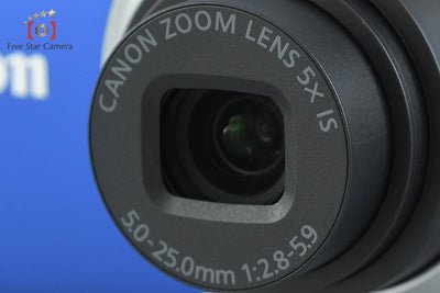 【中古】Canon キヤノン PowerShot A3300 IS ブルー コンパクトデジタルカメラ 元箱付き