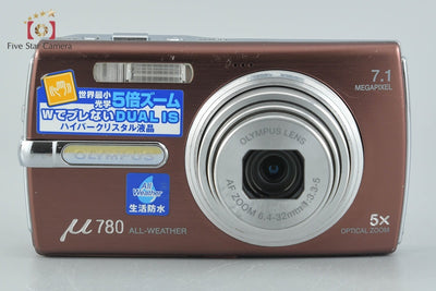 【中古】OLYMPUS オリンパス μ780 モカブラウン コンパクトデジタルカメラ