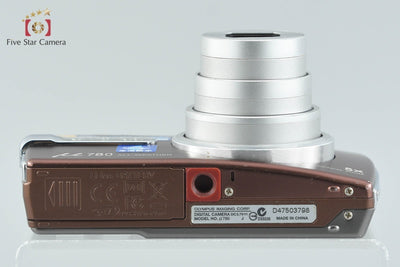 【中古】OLYMPUS オリンパス μ780 モカブラウン コンパクトデジタルカメラ