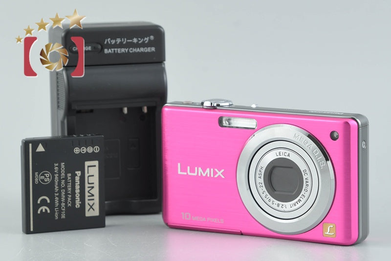 【中古】Panasonic パナソニック LUMIX DMC-FS7 ピンク コンパクトデジタルカメラ