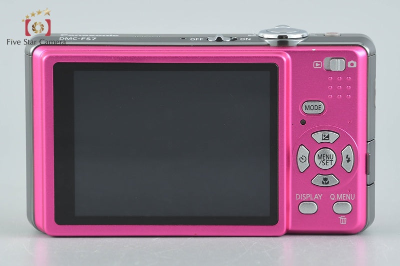 中古】Panasonic パナソニック LUMIX DMC-FS7 ピンク コンパクト