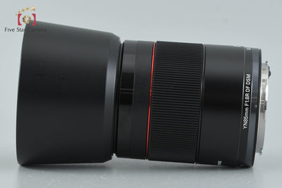 【中古】Yongnuo ヨンヌオ YN 85mm f/1.8 R DF DSM キヤノンRFマウント用 元箱付き