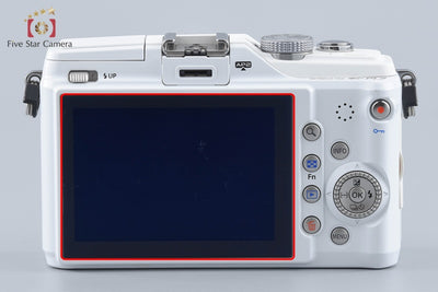 【中古】OLYMPUS オリンパス PEN Lite E-PL2 ダブルズームキット ホワイト シャッター回数僅少