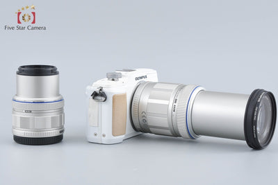 【中古】OLYMPUS オリンパス PEN Lite E-PL2 ダブルズームキット ホワイト シャッター回数僅少