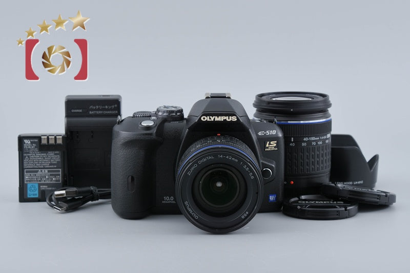【中古】OLYMPUS オリンパス E-510 ダブルズームキット