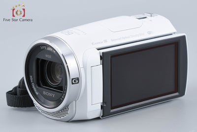 【中古】SONY ソニー ハンディカム HDR-CX675 ホワイト デジタルビデオカメラ 多言語対応