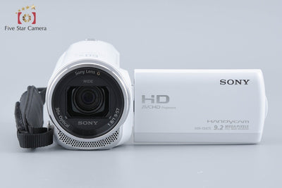 【中古】SONY ソニー ハンディカム HDR-CX675 ホワイト デジタルビデオカメラ 多言語対応