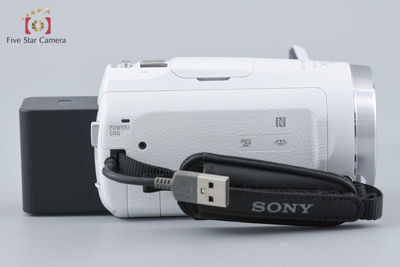 中古】SONY ソニー ハンディカム HDR-CX675 ホワイト デジタルビデオ
