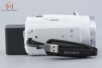 【中古】SONY ソニー ハンディカム HDR-CX675 ホワイト デジタルビデオカメラ 多言語対応