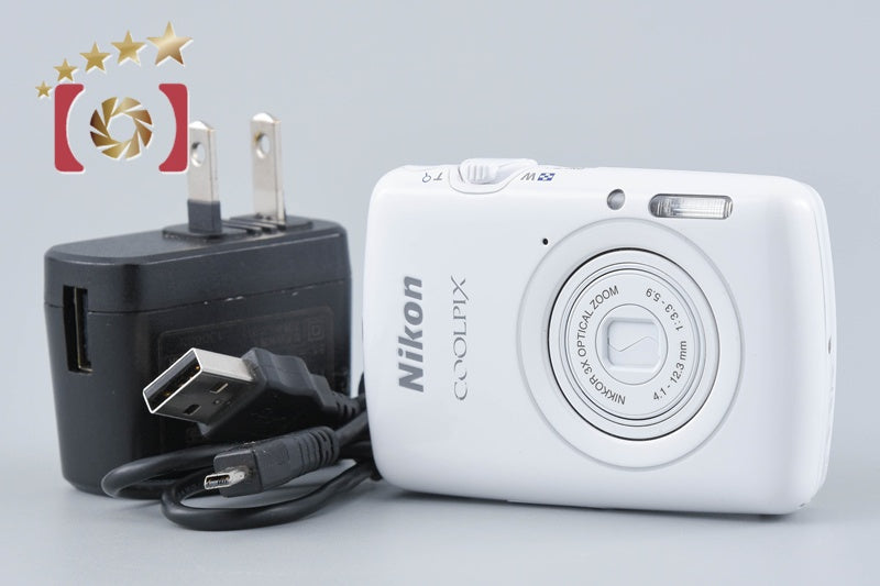 中古】Nikon ニコン COOLPIX S01 ホワイト コンパクトデジタルカメラ