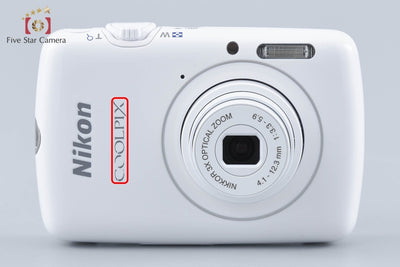 【中古】Nikon ニコン COOLPIX S01 ホワイト コンパクトデジタルカメラ