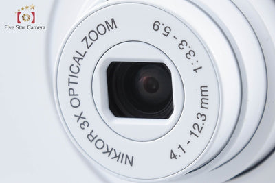 【中古】Nikon ニコン COOLPIX S01 ホワイト コンパクトデジタルカメラ