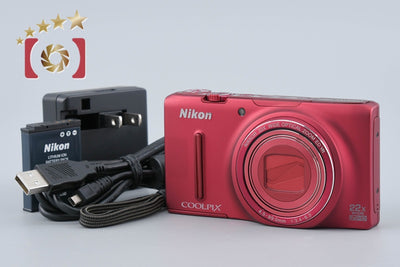 【中古】Nikon ニコン COOLPIX S9500 ヴェルヴェットレッド コンパクトデジタルカメラ