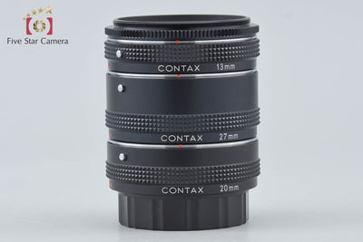 【中古】CONTAX コンタックス エクステンションチューブ 13mm + 20mm + 27mm