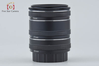 【中古】CONTAX コンタックス エクステンションチューブ 13mm + 20mm + 27mm