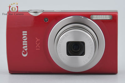【中古】Canon キヤノン IXY 180 レッド コンパクトデジタルカメラ