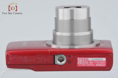 【中古】Canon キヤノン IXY 180 レッド コンパクトデジタルカメラ