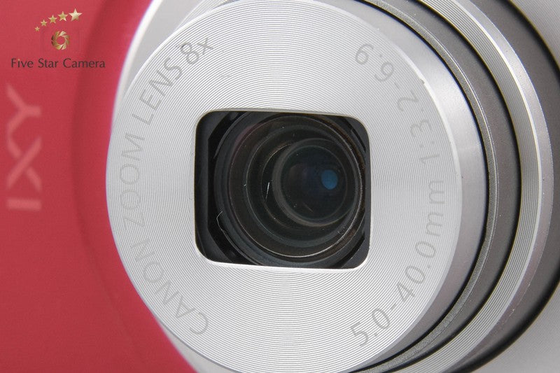 中古】Canon キヤノン IXY 180 レッド コンパクトデジタルカメラ