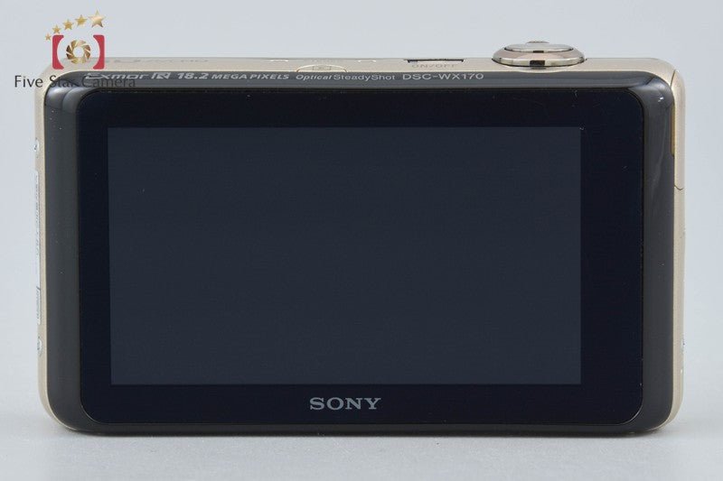 中古】SONY ソニー Cyber-shot DSC-WX170 ゴールド コンパクトデジタル