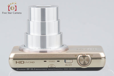【中古】SONY ソニー Cyber-shot DSC-WX170 ゴールド コンパクトデジタルカメラ