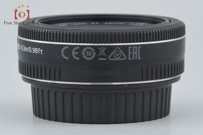 【中古】Canon キヤノン EF 40mm f/2.8 STM