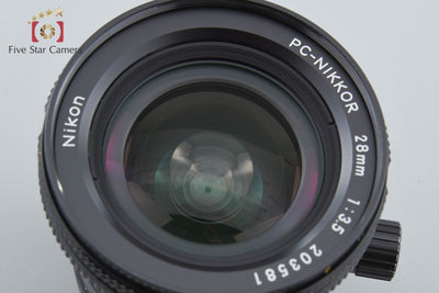 【中古】Nikon ニコン PC-NIKKOR 28mm f/3.5